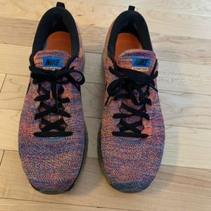 Nike Flyknit Air Max Photo Blue Total Crimson